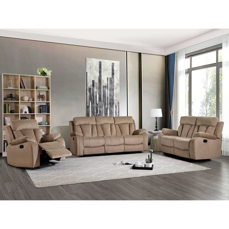 Support lombaire en tissu de microfibre et base en acier inoxydable - beige transitionnel avec blocs de mousse renforcés