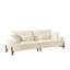 Canapé de 103 pouces à assise profonde et confortable avec coussin, adapté à la décoration de chambre à coucher, de salon, d'appartement, de bureau ou de dortoir-1263560166