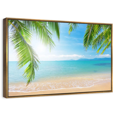 Cocotiers et plage
