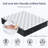 10 Inch Hybrid Mattress, Individually Pocketed Innerspring, Medium Firm-397650840