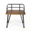 Chaise en bois et métal (ensemble de 2)