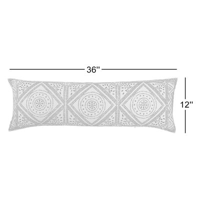 Geometric Cotton Throw Pillow