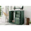 Meuble-lavabo de style rétro de 30 po avec cadre en bois massif, portes, glissière à tiroir lisse, planches, grand espace de rangement pour une utilisation quotidienne