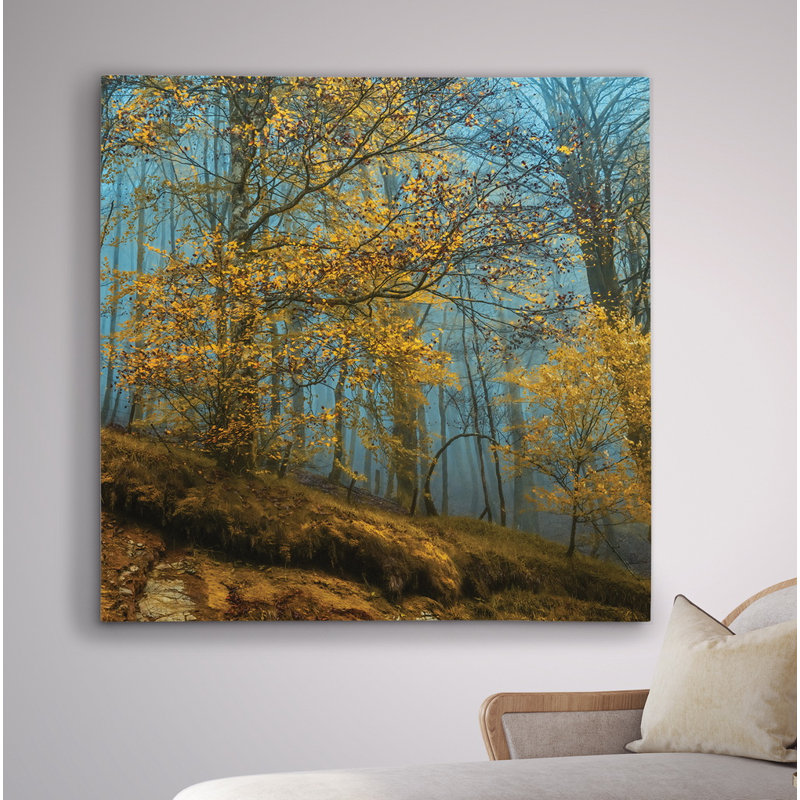 «Play the Yellow Blues», reproduction de photo, Toile tendue, H 16 po x l 16 po x P 1,5 po