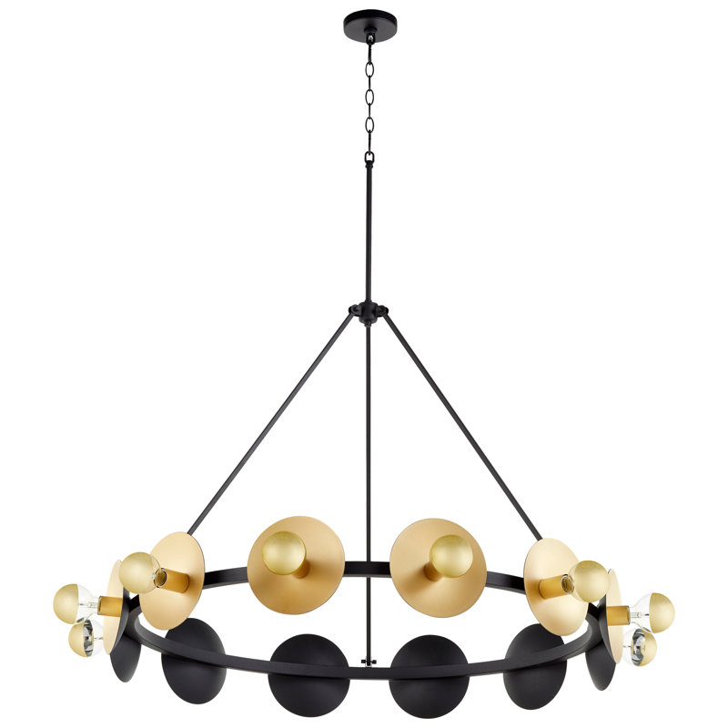 Artemis 12 - Light Wagon Wheel Chandelier