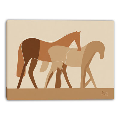 Earth Shapes Three Wrapped Canvas Wall Art