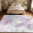 1PC Watercolor Lavender Grey Modern Abstract Print area rugs for Living Room, Soft and Comfortable, Suitable for all seasons, easy-to-maintain, machine washable Indoor floor mat, Under Table suitable for dining table, bedroom, entryway, kitchen,-1534592470