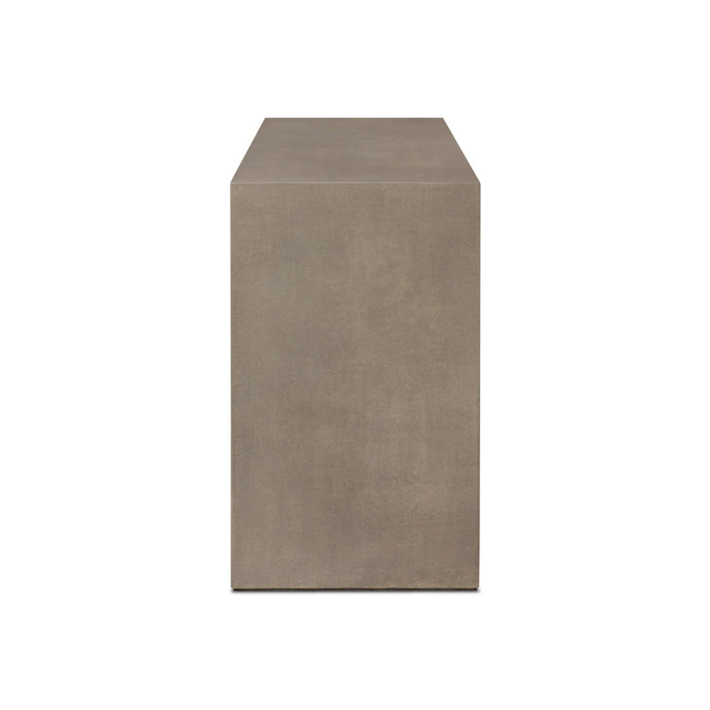 Parish Outdoor Buffet & Console Table, Gray Concrete