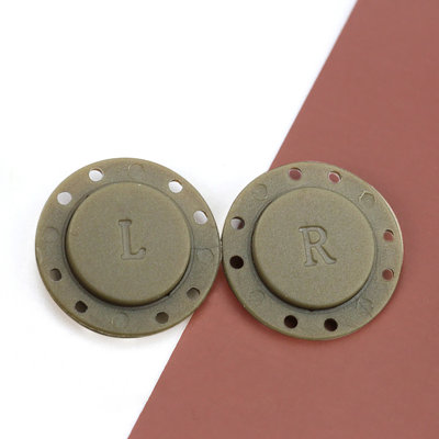 Bouton rond d'aspiration magnétique à boutons cachés
