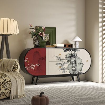 American-style modern minimalist sideboard
