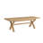 Murphys Oak 200cm Extending Cross Leg Dining Table