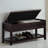 35" Shoe Storage Bench with Cushion, Entryway Storage with Storage-396528054