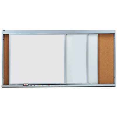 AARCO No Porcelain Metal Combination Board
