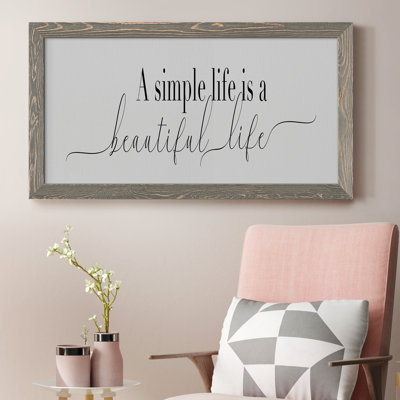 " Simple Beautiful Life "