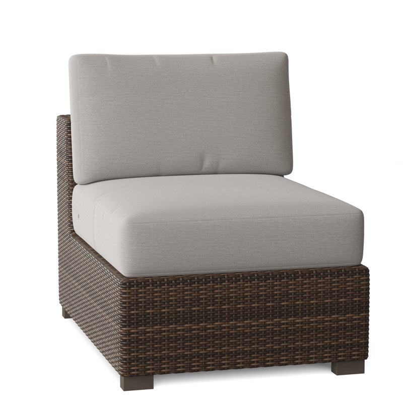 Chaise de patio avec coussins Montecito, Impact Vapor gris Sunbrella®