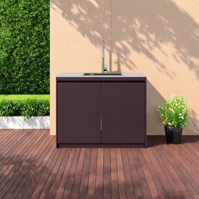 Outdoor Aluminum Cabinet with Sink