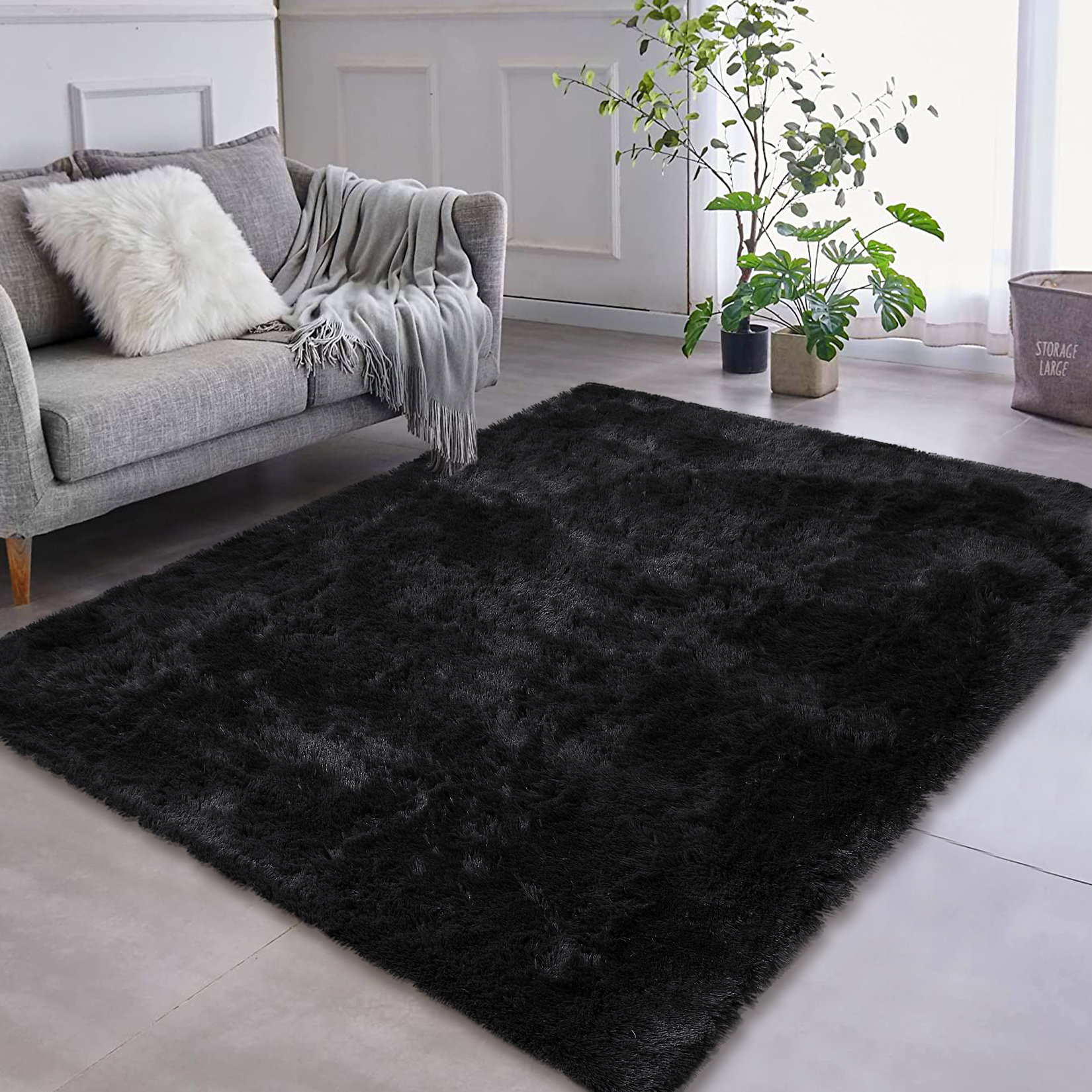 Antrese Shag Area Rug Mercer41 Rug Size: Rectangle 6' x 9