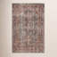 Tapis oriental en polypropylène tissé à la machine en rouge / bleu / brun Clemente-1180090643