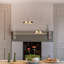 Luminaire suspendu à DEL en laiton brossé