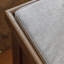 Polyester Blend Upholstered Storage Bench