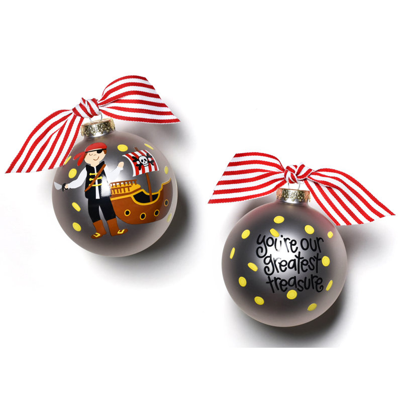3.94'' Glass People Ball Ornament