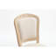 Chaise rembourrée avec pieds en bois