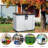 Edrosie 4.15 Ft. W x 2.4 Ft. D Resin Horizontal Storage Shed