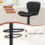 Tabouret de bar réglable avec repose-pieds, tabouret de comptoir pivotant à 360 ° en métal, ensemble de 2-1326686769