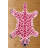 Bubblegum Pink Leopard Abstract Shaped Accent Rug