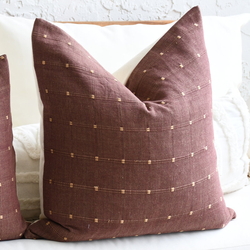 Housse de coussin en coton Sundara, H 12 po x l 18 po, Rectangulaire