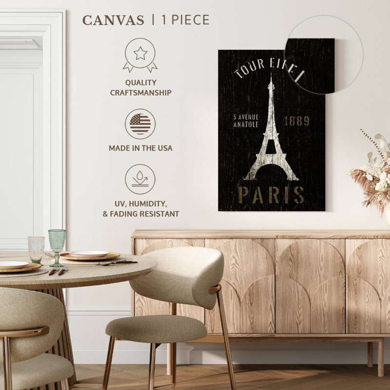 Aime Refurbished Eiffel Tower, 36" H x 24" W