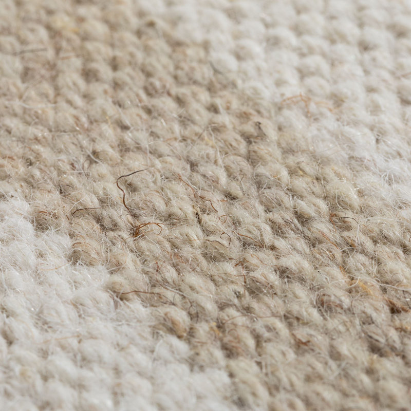Bludovice Wool Hand Woven Area Rug, Rectangle 140 x 200cm, Beige