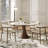 Stone Round Powley With 4/6 Premium Solid Wood Leather Upholstered Dining Chairs For Kitchen/Dining Room-1663682359-1663007667-1663682358