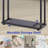 39" 2-Tier Towel Rack with Shelf