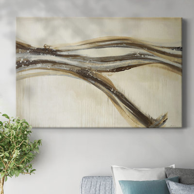 «Catching a Metallic Wave», toile tendue avec châssis