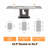 9 - Piece 62.99" To 94.4" Extendable Dining Set