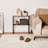 Mekeia 24.5" Tall Narrow End Table with Shelf-1799881915