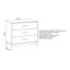Veronica 80cm W 3 - Drawer Chest of Drawers