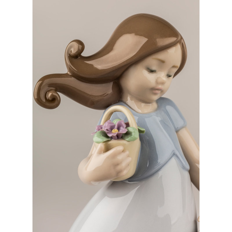 Little Violet Girl Figurine