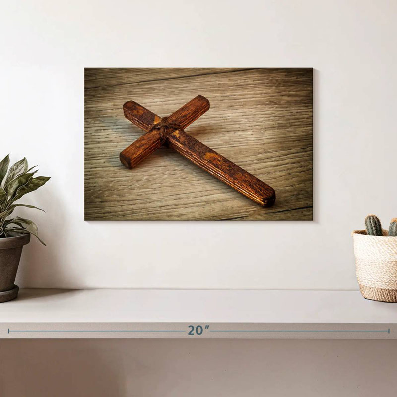 Adella Old Rugged Cross, 8" H x 12" W