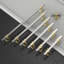 10 Pack Brushed Satin Nickel And Gold Cabinet Pulls - 7.5 Inch (192Mm) Hole Centre Drawer Handles For Kitchen Cabinets, Bathroom, Dresser - Durable And Stylish Hardware-116038916-116038922-116038933