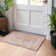 Machine Washable Indoor/Outdoor Xhevrie Paprika Rug