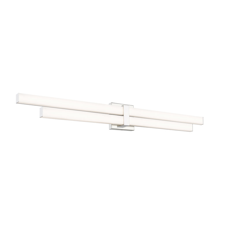 Éclairage pour salle de bain 2 lumières Brinli, Chrome
