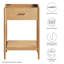 Base de meuble-lavabo simple 23,5 po Modway Zaire-94387509