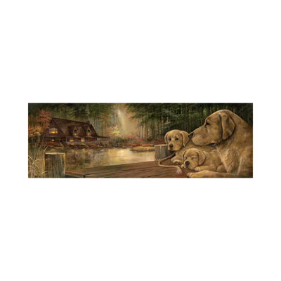 Mother Knows Best by Ruane Manning - Wrapped Canvas Panoramic Print
