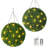 2 Pcs 16” Artificial Plant Topiary Ball, Pre-Lit Artificial Topiary Plant With 8 Mode, 30 LED Lights