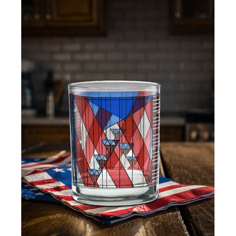 Ensemble de 4 verres à whisky 14 onces Frank Lloyd Wright
