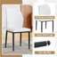 Ensemble de 6 chaises de salle à manger avec motif de coquille ergonomique-1085887578