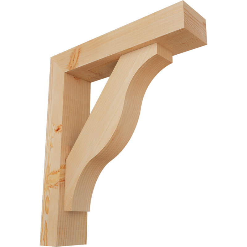 Support Funston Block avec support décalé, 28 x 24, Sapin Douglas de l 5 1/2 po (lisse)