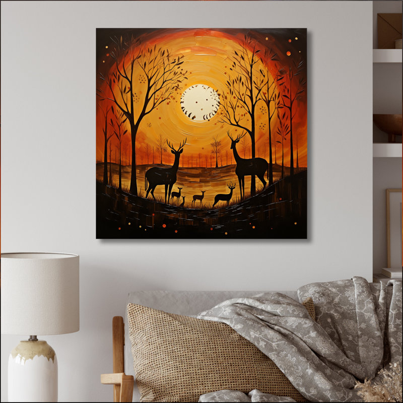 African Savannah Serenade I - impression, H 30 po x l 30 po x P 1 po, Toile tendue
